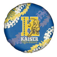 Kaiser Hawaii High School Spare Tire Cover Puakenikeni Lei Hawaiian Pattern - Polynesian Pride