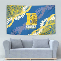 Kaiser Hawaii High School Tapestry Puakenikeni Lei Hawaiian Pattern - Polynesian Pride