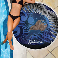 New Zealand Stewart Island Beach Blanket Rakiura Kiwi Maori Glowing Sky