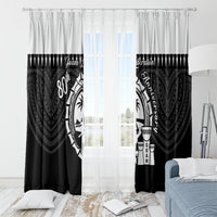 Guam Liberation Day Window Curtain Biba Guahan Chamorro 80th Anniversary - Black