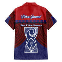 Guam Liberation Day Family Matching Puletasi and Hawaiian Shirt Biba Guahan Chamorro 80th Anniversary - Blue
