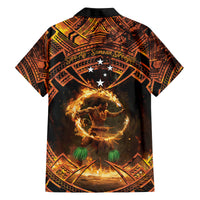 Samoa Teuila 2024 Festival Family Matching Summer Maxi Dress and Hawaiian Shirt Samoan Siva Afi With Red Gingers