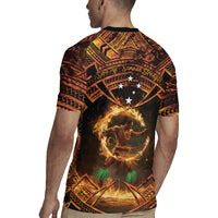 Samoa Teuila 2024 Festival Rugby Jersey Samoan Siva Afi With Red Gingers LT14 - Polynesian Pride