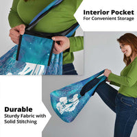 Turquoise Polynesia Father's Day Grocery Bag Dad You Are My Hero