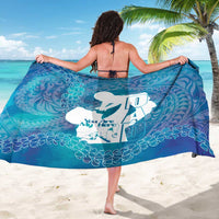 Turquoise Polynesia Father's Day Sarong Dad You Are My Hero