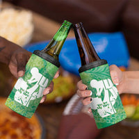 Green Polynesia Father's Day 4 in 1 Can Cooler Tumbler Dad You Are My Hero