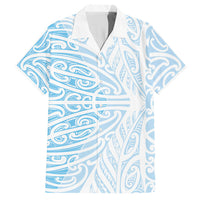 Blue New Zealand Puhoro Maori Tattoo Hawaiian Shirt LT14 Blue - Polynesian Pride
