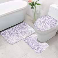 Purple New Zealand Puhoro Maori Tattoo Bathroom Set
