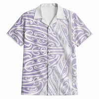 Purple New Zealand Puhoro Maori Tattoo Hawaiian Shirt LT14 Purple - Polynesian Pride