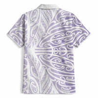 Purple New Zealand Puhoro Maori Tattoo Hawaiian Shirt LT14 - Polynesian Pride