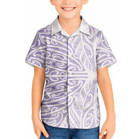 Purple New Zealand Puhoro Maori Tattoo Hawaiian Shirt LT14 - Polynesian Pride
