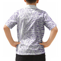 Purple New Zealand Puhoro Maori Tattoo Hawaiian Shirt LT14 - Polynesian Pride