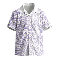 Purple New Zealand Puhoro Maori Tattoo Kid Hawaiian Shirt LT14 - Polynesian Pride