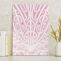 Pink New Zealand Puhoro Maori Tattoo Canvas Wall Art