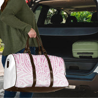 Pink New Zealand Puhoro Maori Tattoo Travel Bag