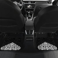 Black New Zealand Puhoro Maori Tattoo Car Mats