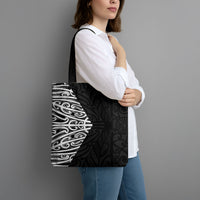 Black New Zealand Puhoro Maori Tattoo Tote Bag