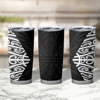 Black New Zealand Puhoro Maori Tattoo Tumbler Cup