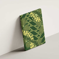 Green Aloha Hawaii Canvas Wall Art Hawaiian Kakau Ohia Lehua Lei - Polynesian Pride