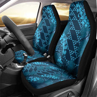 Naval Night Aloha Hawaii Car Seat Cover Hawaiian Kakau Ohia Lehua Lei - Polynesian Pride