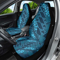 Naval Night Aloha Hawaii Car Seat Cover Hawaiian Kakau Ohia Lehua Lei - Polynesian Pride