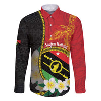 Personalised PNG Sauten Hailans Family Matching Puletasi and Hawaiian Shirt Papua New Guinea Plumeria Melanesian Pattern - Polynesian Pride