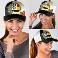 PNG Madang Provins Classic Cap Papua New Guinea Plumeria Melanesian Pattern LT14 - Polynesian Pride