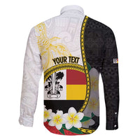 Personalised PNG Madang Provins Family Matching Summer Maxi Dress and Hawaiian Shirt Papua New Guinea Plumeria Melanesian Pattern - Polynesian Pride