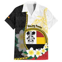 Personalised PNG Madang Provins Family Matching Tank Maxi Dress and Hawaiian Shirt Papua New Guinea Plumeria Melanesian Pattern - Polynesian Pride