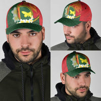 PNG Oro Provins Classic Cap Papua New Guinea Plumeria Melanesian Pattern - Polynesian Pride