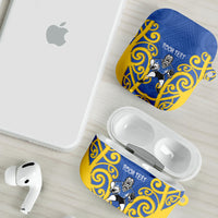 Otago Custom Rugby New Zealand AirPods Case Aotearoa Maori Pukana Tiki Mascot