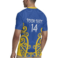 Otago Custom Rugby New Zealand Rugby Jersey Aotearoa Maori Pukana Tiki Mascot