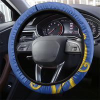 Otago Rugby New Zealand Steering Wheel Cover Aotearoa Maori Pukana Tiki Mascot