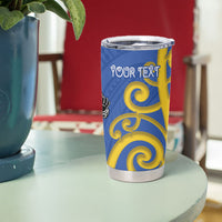 Otago Custom Rugby New Zealand Tumbler Cup Aotearoa Maori Pukana Tiki Mascot