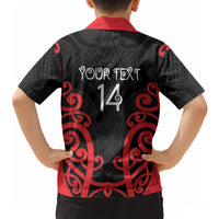 Counties Manukau Custom Rugby New Zealand Hawaiian Shirt Aotearoa Maori Pukana Tiki Mascot