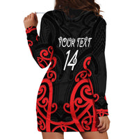 Counties Manukau Custom Rugby New Zealand Hoodie Dress Aotearoa Maori Pukana Tiki Mascot