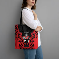 Counties Manukau Custom Rugby New Zealand Tote Bag Aotearoa Maori Pukana Tiki Mascot