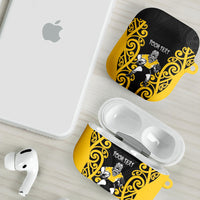 Wellington Custom Rugby New Zealand AirPods Case Aotearoa Maori Pukana Tiki Mascot