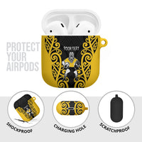 Wellington Custom Rugby New Zealand AirPods Case Aotearoa Maori Pukana Tiki Mascot