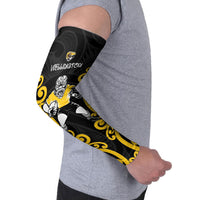 Wellington Custom Rugby New Zealand Arm Sleeves Aotearoa Maori Pukana Tiki Mascot