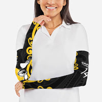 Wellington Custom Rugby New Zealand Arm Sleeves Aotearoa Maori Pukana Tiki Mascot