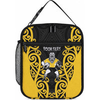 Wellington Custom Rugby New Zealand Lunch Bag Aotearoa Maori Pukana Tiki Mascot