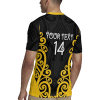 Wellington Custom Rugby New Zealand Rugby Jersey Aotearoa Maori Pukana Tiki Mascot