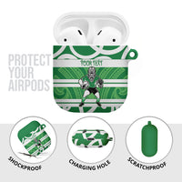 Manawatu Custom Rugby New Zealand AirPods Case Aotearoa Maori Pukana Tiki Mascot