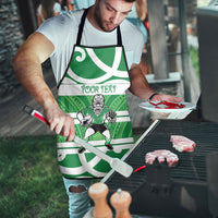 Manawatu Custom Rugby New Zealand Apron Aotearoa Maori Pukana Tiki Mascot
