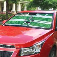 Manawatu Custom Rugby New Zealand Auto Sun Shade Aotearoa Maori Pukana Tiki Mascot