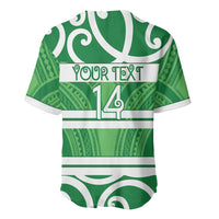 Manawatu Custom Rugby New Zealand Baseball Jersey Aotearoa Maori Pukana Tiki Mascot