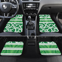 Manawatu Custom Rugby New Zealand Car Mats Aotearoa Maori Pukana Tiki Mascot
