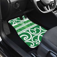 Manawatu Custom Rugby New Zealand Car Mats Aotearoa Maori Pukana Tiki Mascot