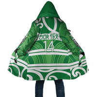 Manawatu Custom Rugby New Zealand Cloak Aotearoa Maori Pukana Tiki Mascot